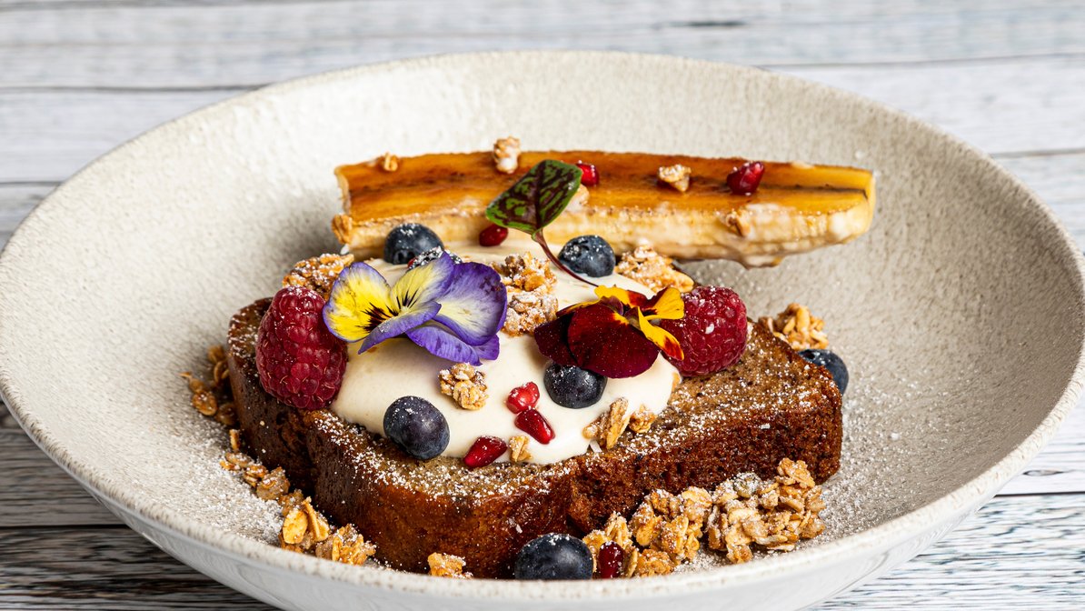 WARM BANANA BREAD